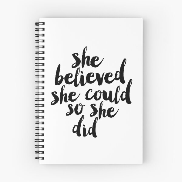 Item preview, She Believed She Could So She Did designed and sold by MotivatedType.