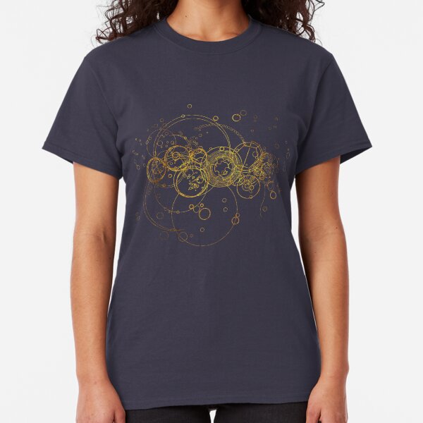Time Lord Writing (blue) Classic T-Shirt
