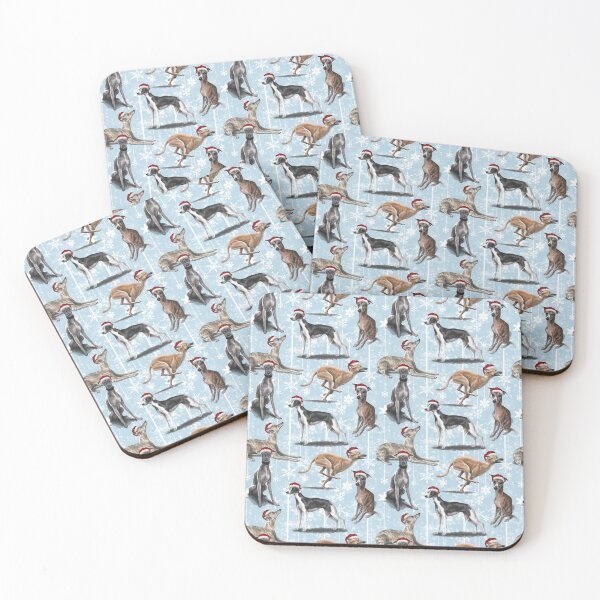 Item preview, The Christmas Whippet designed and sold by Elspeth Rose Design.