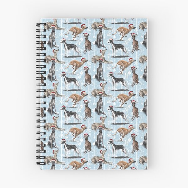 Item preview, The Christmas Whippet designed and sold by Elspeth Rose Design.