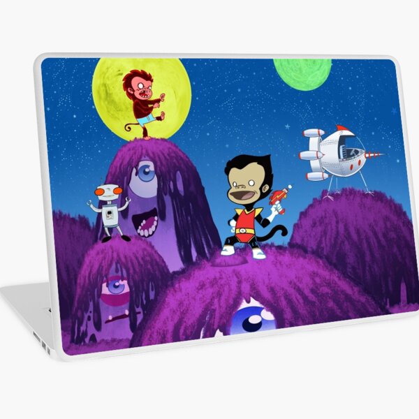 Spacemonkey Adventure Laptop Skin