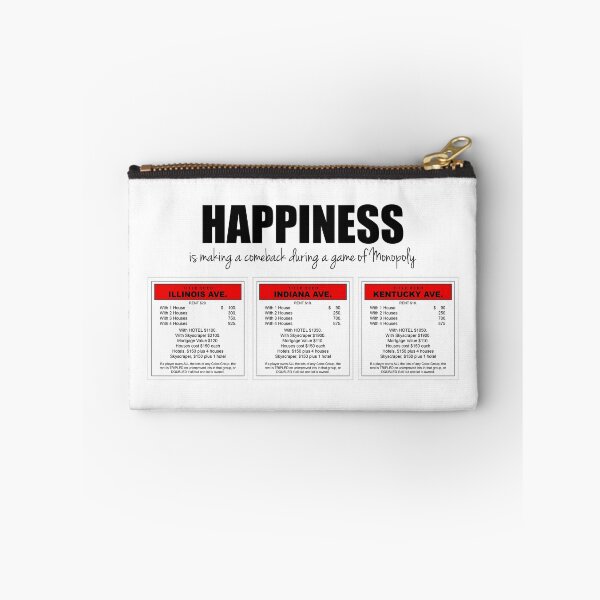 Item preview, Happiness is a Monopoly comback digital design designed and sold by Lanie K Art.