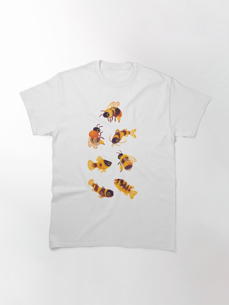 Alternate view of Bumblebee and fish Classic T-Shirt