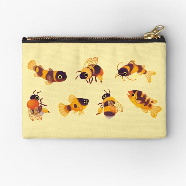 Bumblebee and fish Zipper Pouch