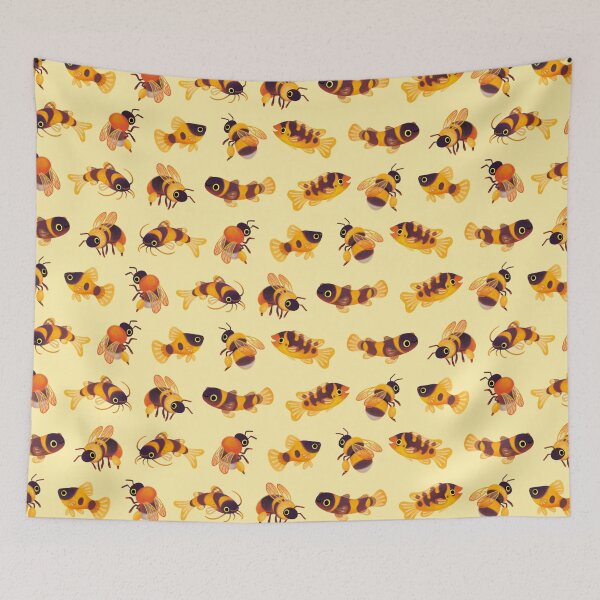 Item preview, Bumblebee and fish designed and sold by pikaole.