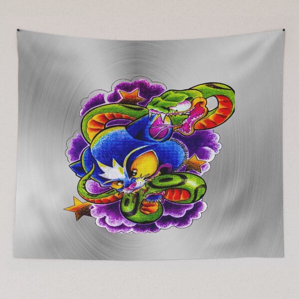 Item preview, fwc 0285 tatoo Flower venomous snake designed and sold by fred chiea.