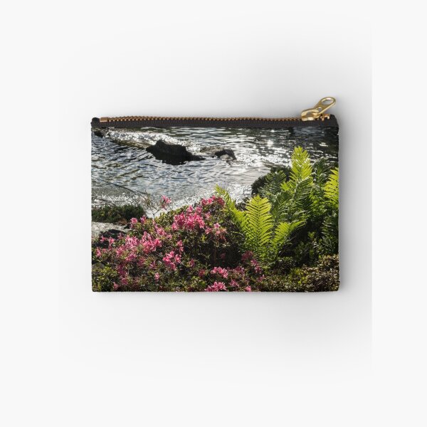 Item preview, Silver River, Wild Rhododendrons and Bright Green Ferns designed and sold by Georgia Mizuleva.