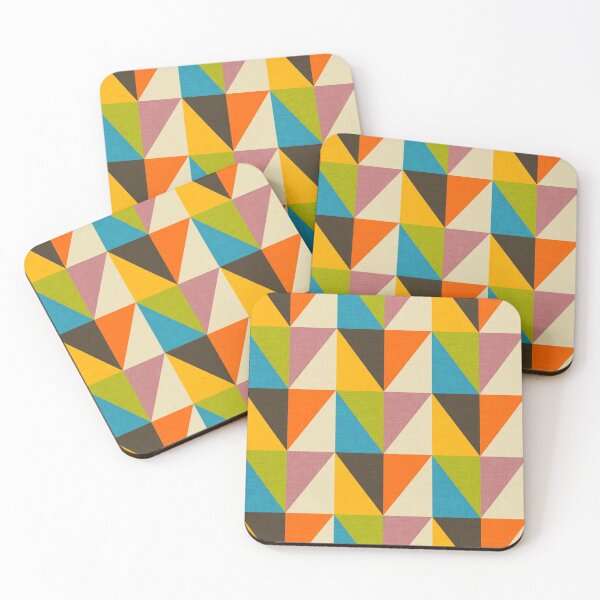 Item preview, Retro Color Block Chevron Color Fun designed and sold by susycosta.