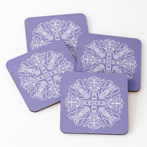 Item preview, Namaste Snow Medallion Snowflake designed and sold by picadillyprints.