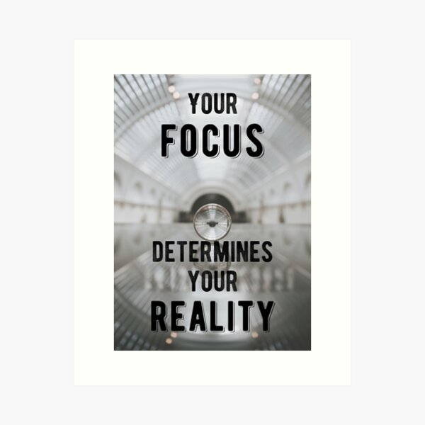Aperçu de l'œuvre Motivation - La détermination détermine la réalité créée et vendue par MotivationFlow.