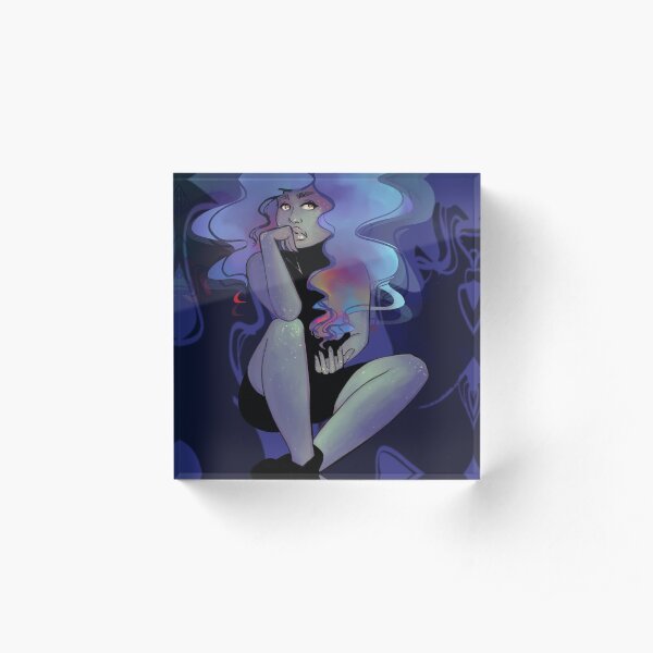 Smoky Acrylic Block