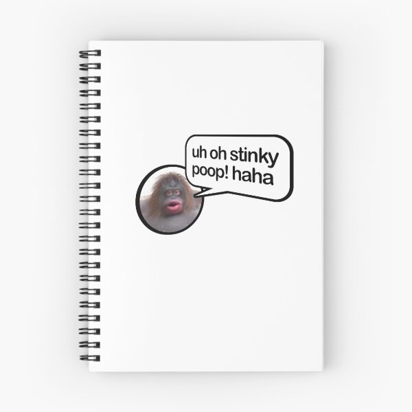 Item preview, le monke stinky poop  designed and sold by itsmalikjohnson.