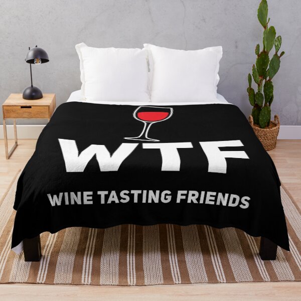 Item preview, WTF Wine Tasting Friends Wine Lover Alcohol designed and sold by BiagioDeFranco.
