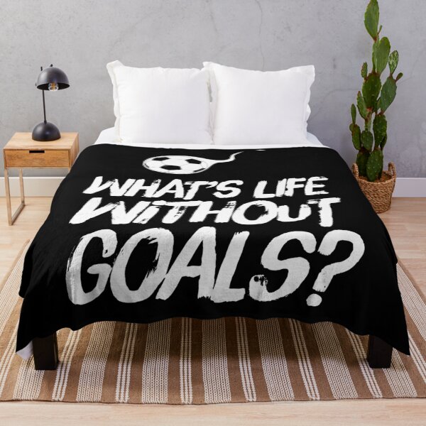 Item preview, Whats Life Without Goals Funny Soccer designed and sold by BiagioDeFranco.