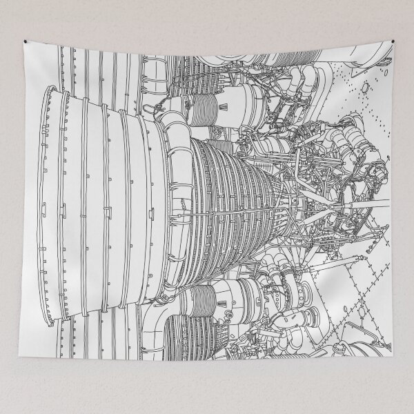 Item preview, Apollo Rocket Engine Boosters designed and sold by m-lapino.
