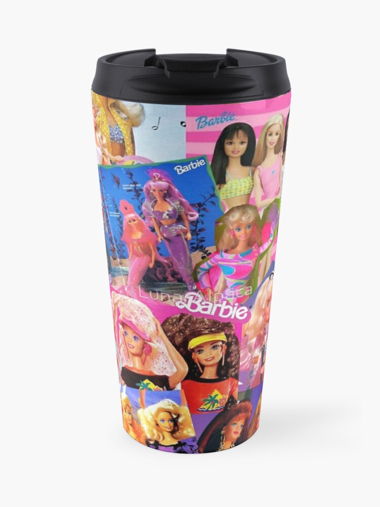 barbie travel mug