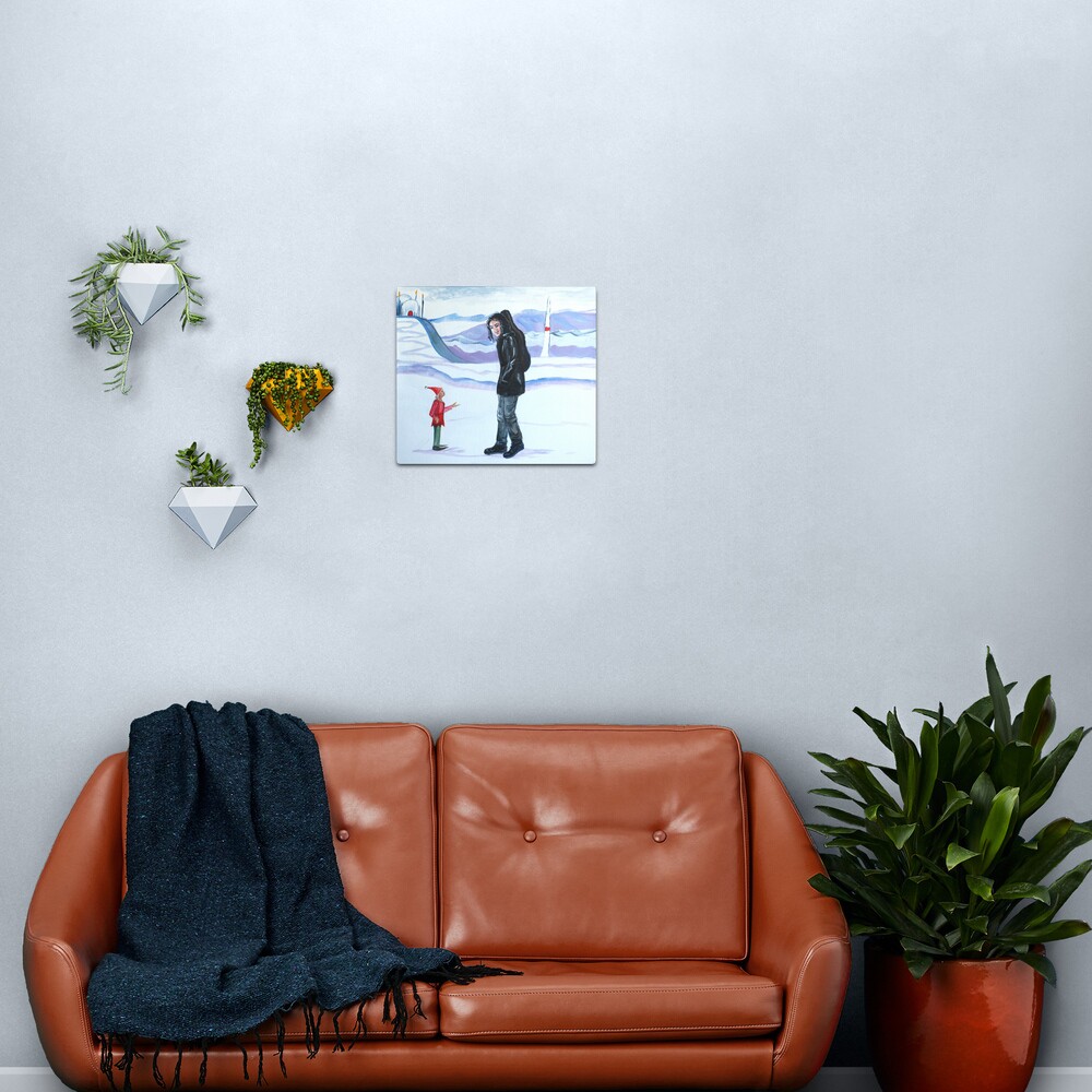 Modern-day Maglor at the North Pole Metal Print