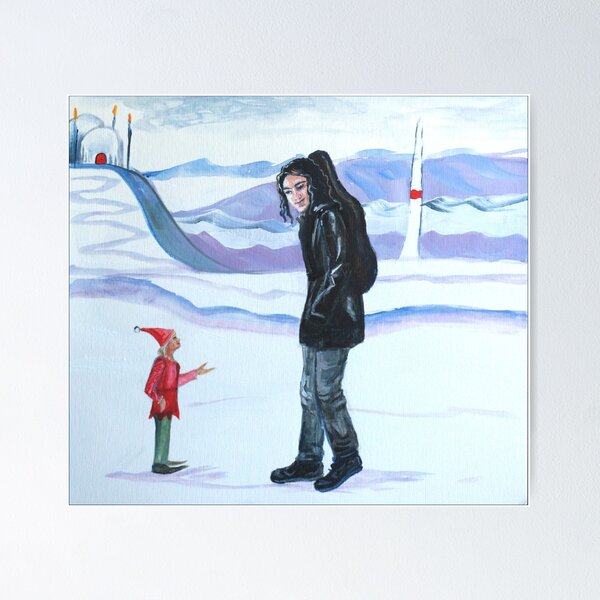 Modern-day Maglor at the North Pole Poster
