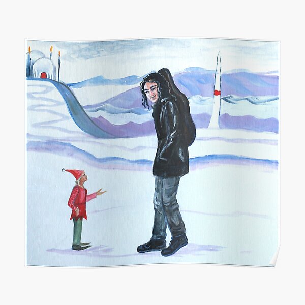 Modern-day Maglor at the North Pole Poster