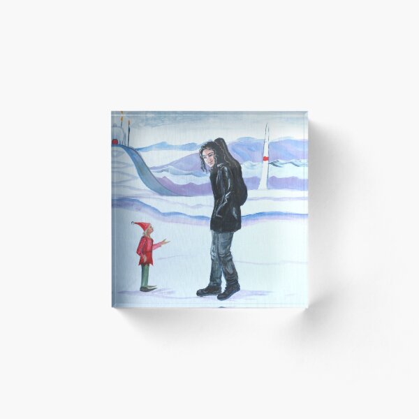 Modern-day Maglor at the North Pole Acrylic Block