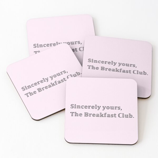 Item preview, The Breakfast Club Sincerely Yours Pink designed and sold by junepillows.