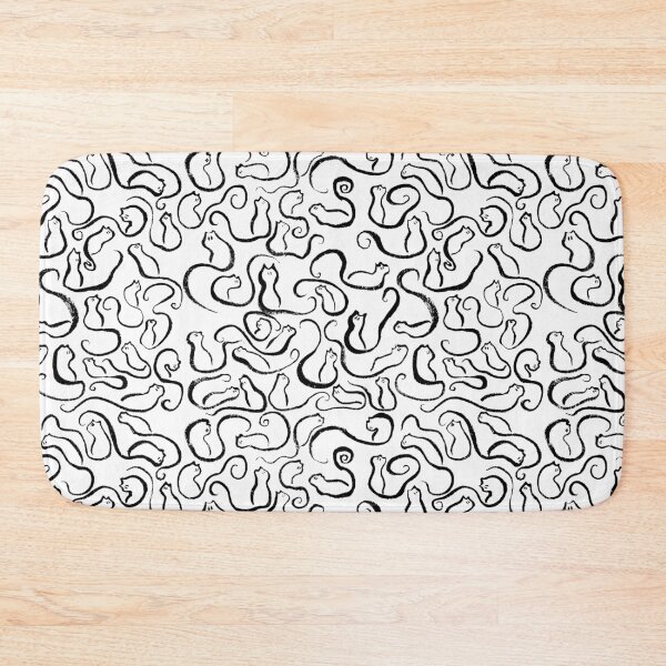 Item preview, Cat Pattern in Ink designed and sold by Peter Hertzberg.