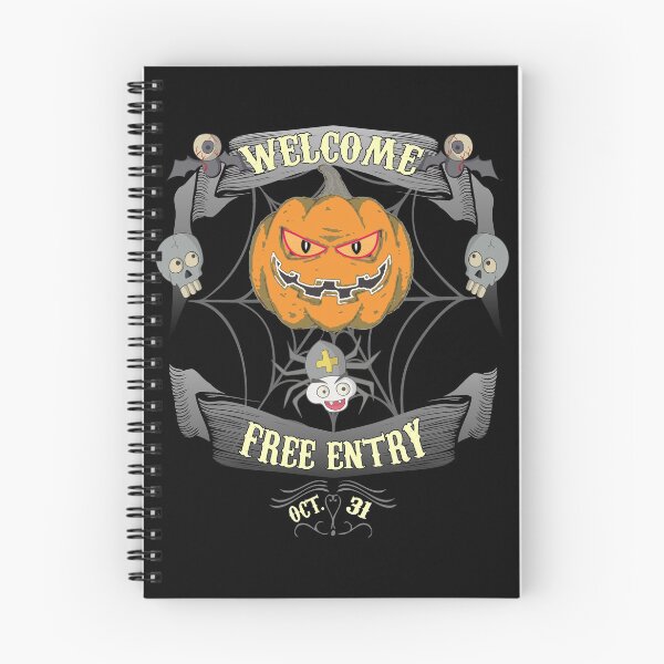 Item preview, Free Entry Funny Spooky Scary Costume Party Halloween  designed and sold by WelderSurgeon.