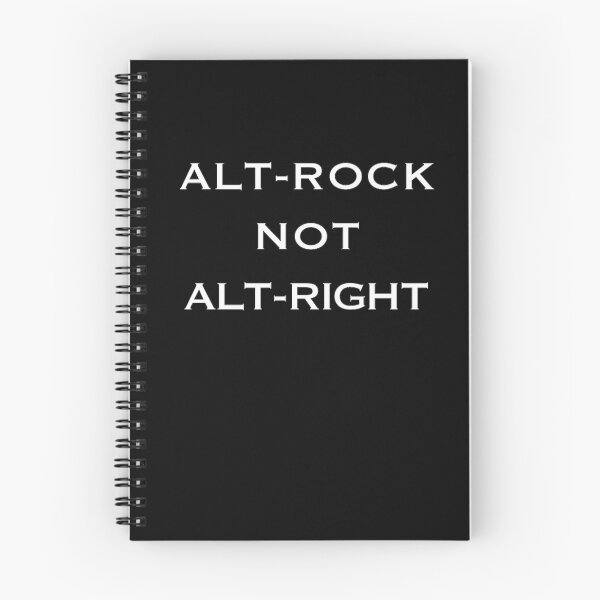 Item preview, Alt-Rock Not Alt-Right (white text) designed and sold by MainsleyDesign.