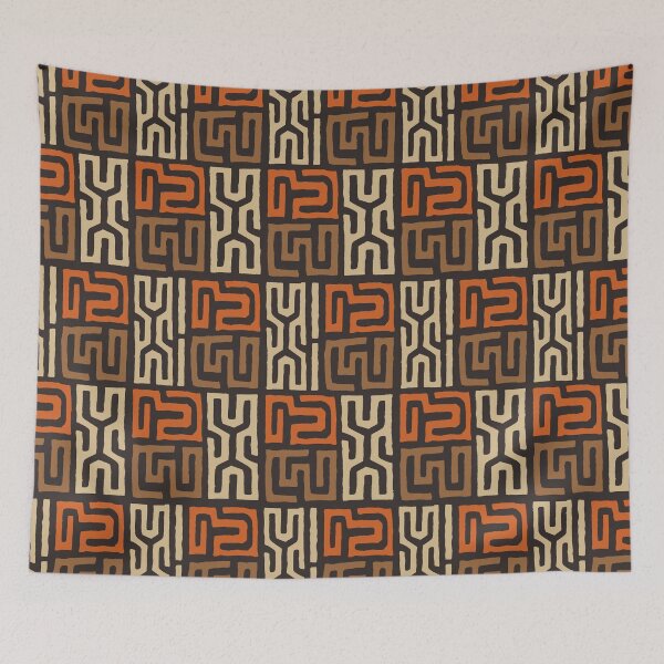 Item preview, Kuba raffia pattern 1 designed and sold by 12points.