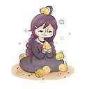 Baby Chick Toko Poster By Pearltheartist Redbubble