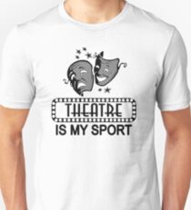 Theatre Is My Sport. Slim Fit T-Shirt