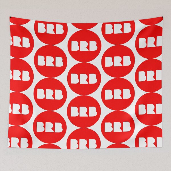 Item preview, BRB be right back sticker designed and sold by samuelobrown.