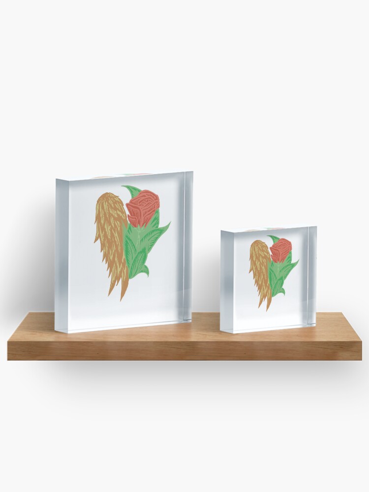 Thumbnail 3 of 5, Acrylic Block, Spring Heart designed and sold by Nealoc.