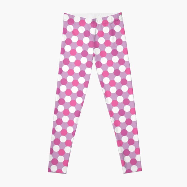 Women's Pink Polka Dots Leggings