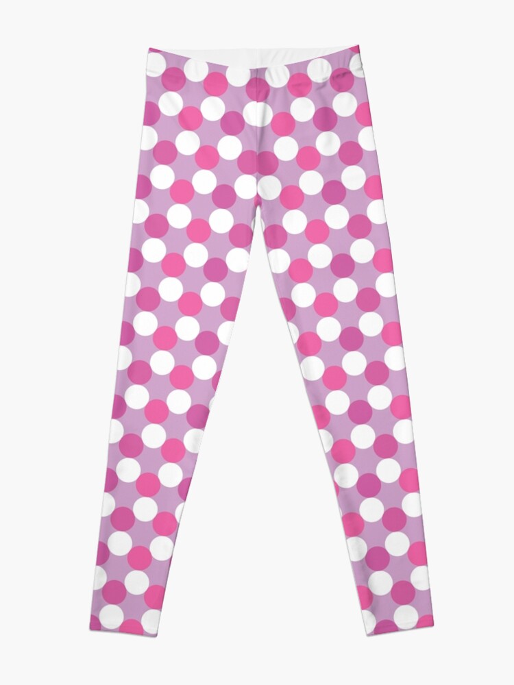 Printed Leggings Dots&Stripes Pink – Loony Legs