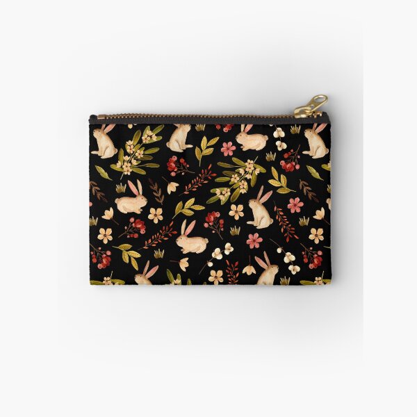 Item preview, Cute rabbits. Delicate black pattern designed and sold by JuliaBadeeva.