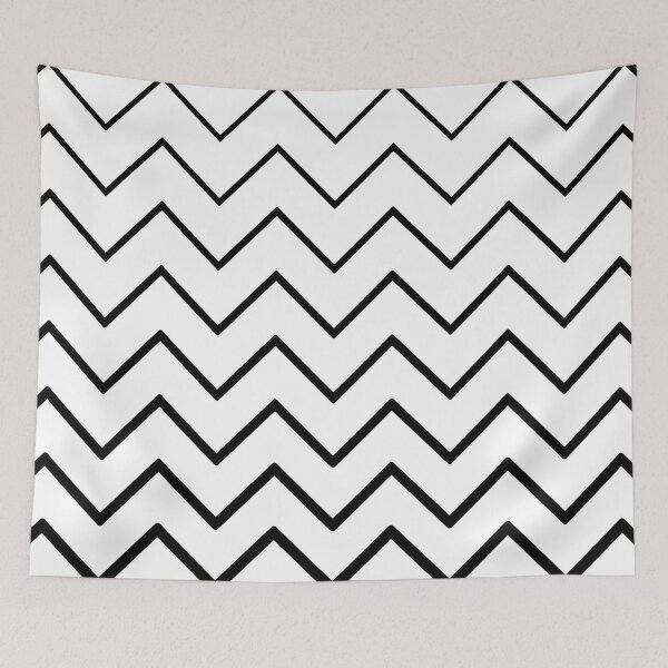 Item preview, Zigzag Chevron Pattern (black/white) designed and sold by Design Minds Boutique.