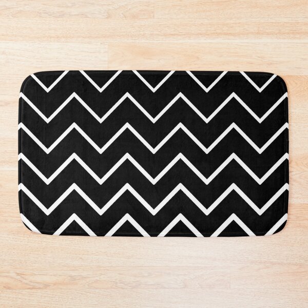 Item preview, Zigzag Chevron Pattern (white/black) designed and sold by Design Minds Boutique.