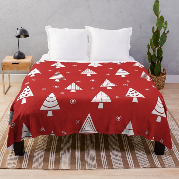 Item preview, Holiday Christmas Tree Pattern (Red) designed and sold by Design Minds Boutique.