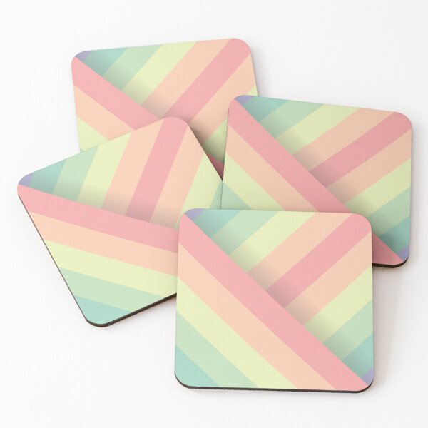 Item preview, Pastel Candy Rainbow Stripes designed and sold by Design Minds Boutique.