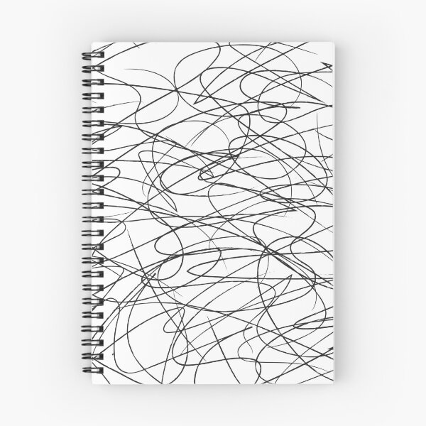 Item preview, Hand Drawn Scribbles (black/white) designed and sold by Design Minds Boutique.