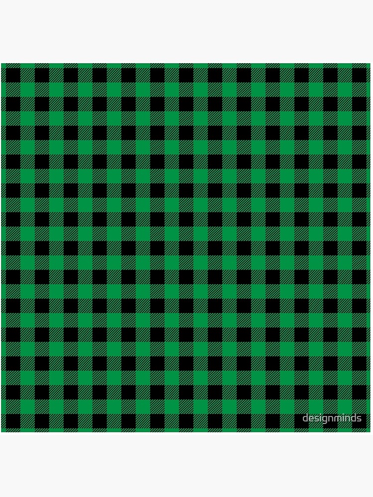 Plaid (green/black)