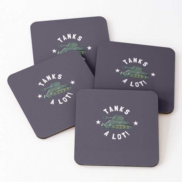 Tanks Alot! Coasters (Set of 4)