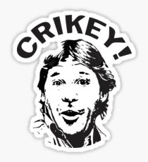 Best Seller Steve Irwin Crikey! Merchandise Sticker