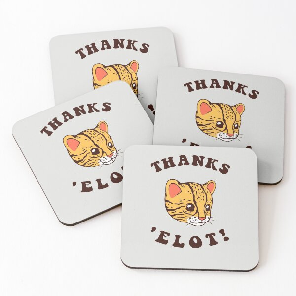 Item preview, Ocelot Thanks 'Elot! designed and sold by Yipptee Shirts.
