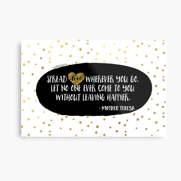 Download Mother Teresa Quote Wall Art Redbubble