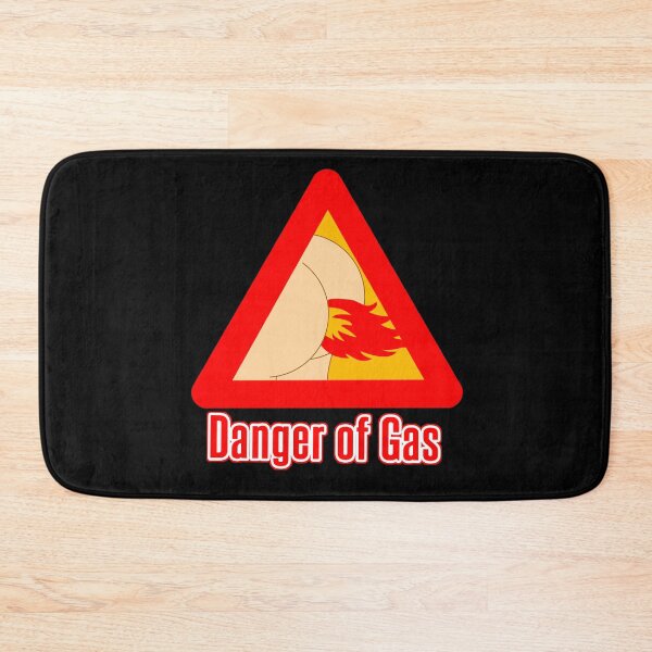 Item preview, Danger of gas, funny fart humour design designed and sold by Kam-designs.