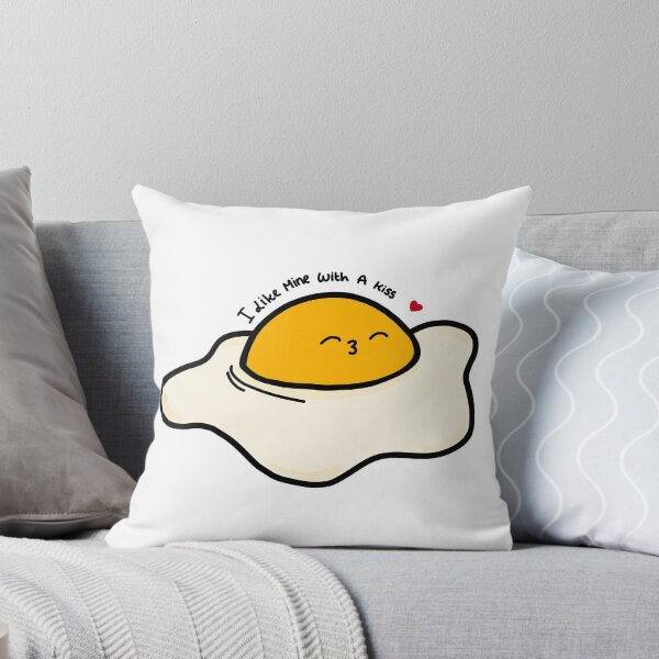 Item preview, I Like Mine With A Kiss Fired Egg designed and sold by Meadee.