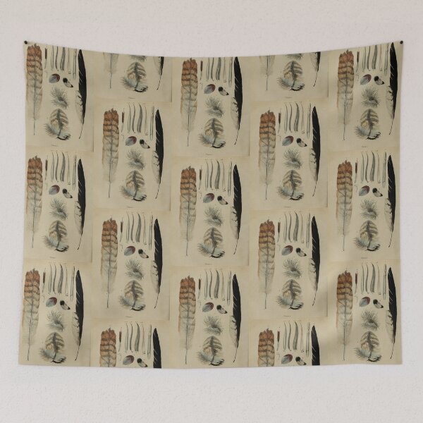 Item preview, Naturalist Feather designed and sold by BlueSpecsStudio.