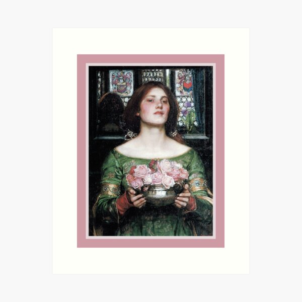 Item preview, Gather Ye Rosebuds While Ye May...(1908) By J W Waterhouse designed and sold by knightsydesign.